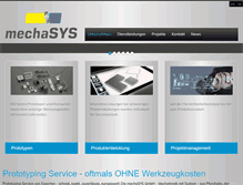 Tablet Screenshot of mechasys.de